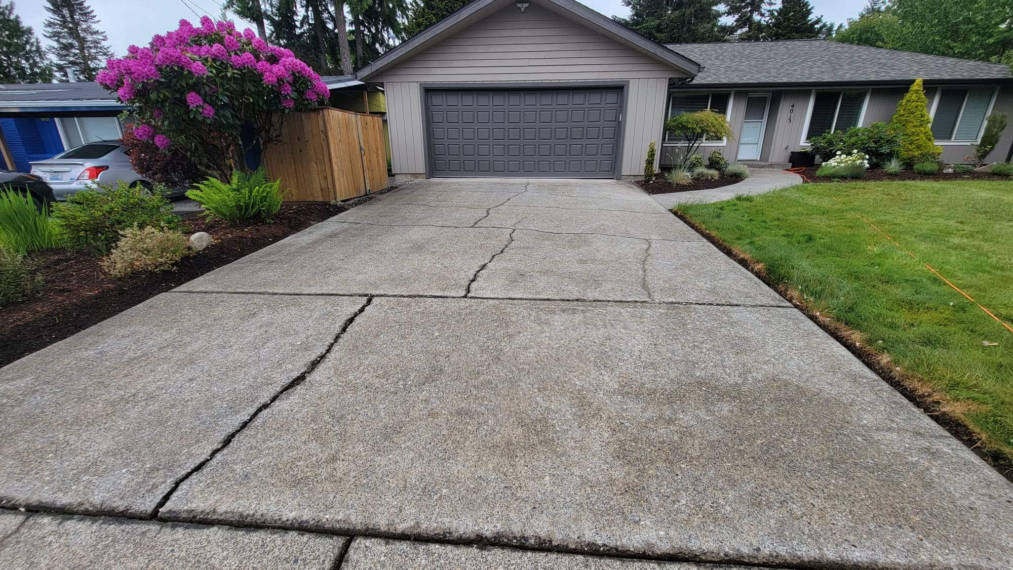 Classic Simplicity Driveway in Monticello Vuba Stone by Concrete Coating Experts Inc.