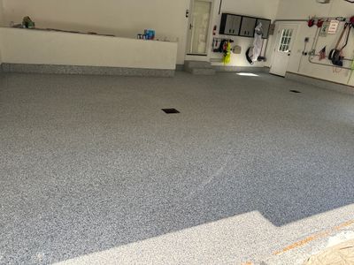 Residential Epoxy Floor Installation and Concrete Staining in Whitehall