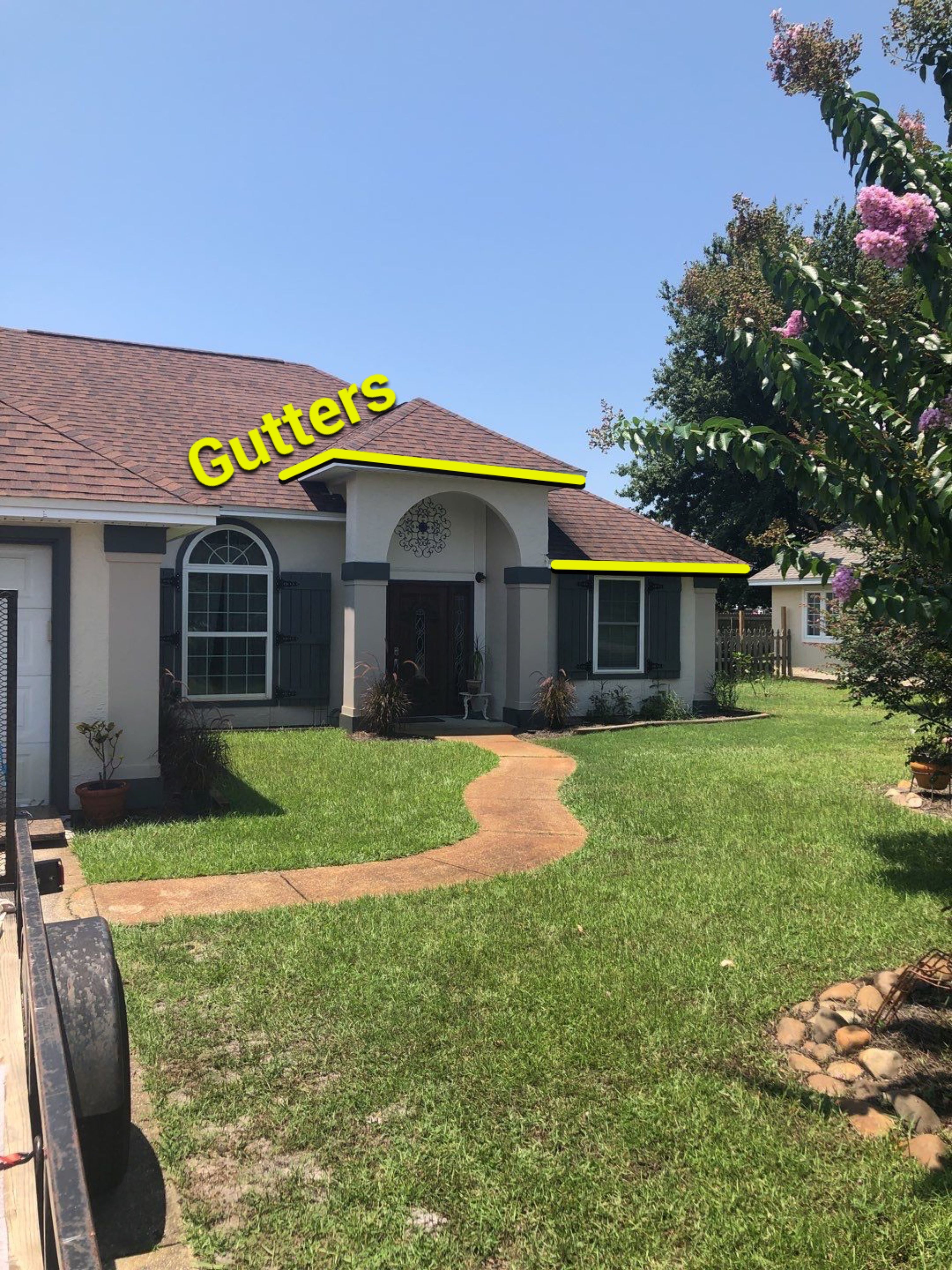 Gutter Installation using K-Style Seamless Gutters by Gutter Professors