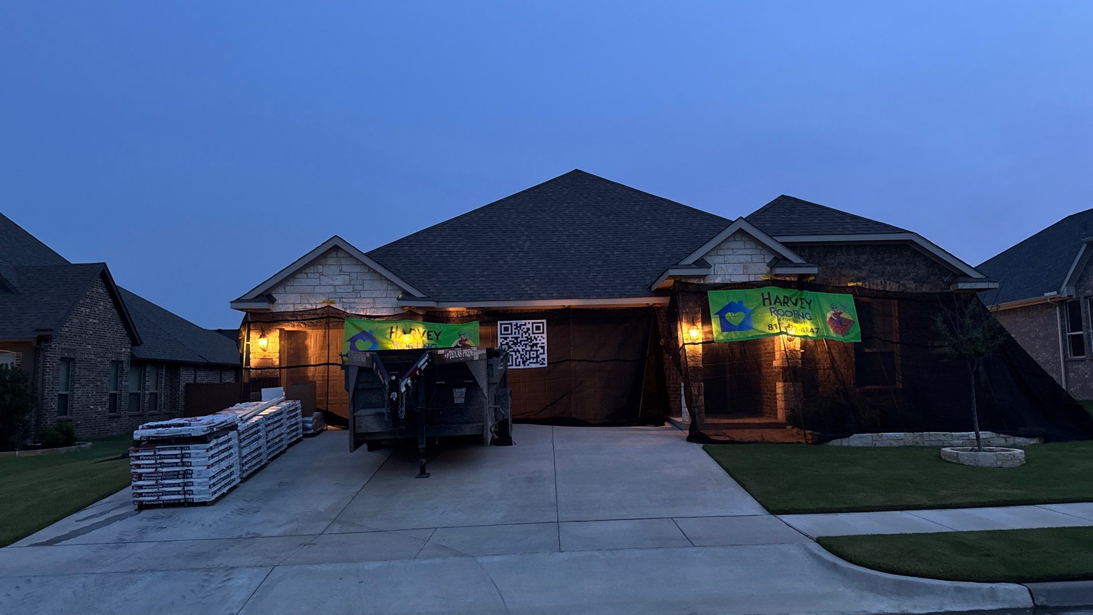 Roof & Rain Gutter Replacement by Harvey Roofing & Construction