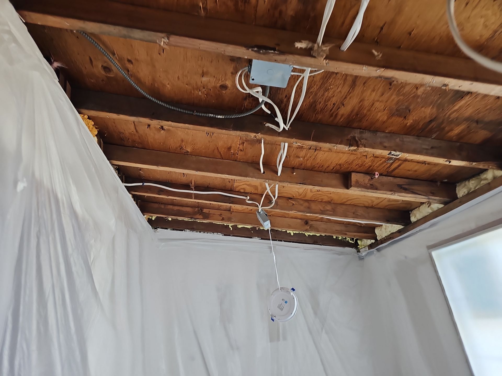 Basement Exterior Walls using Closed Cell Spray Foam by NYS Foam & Energy