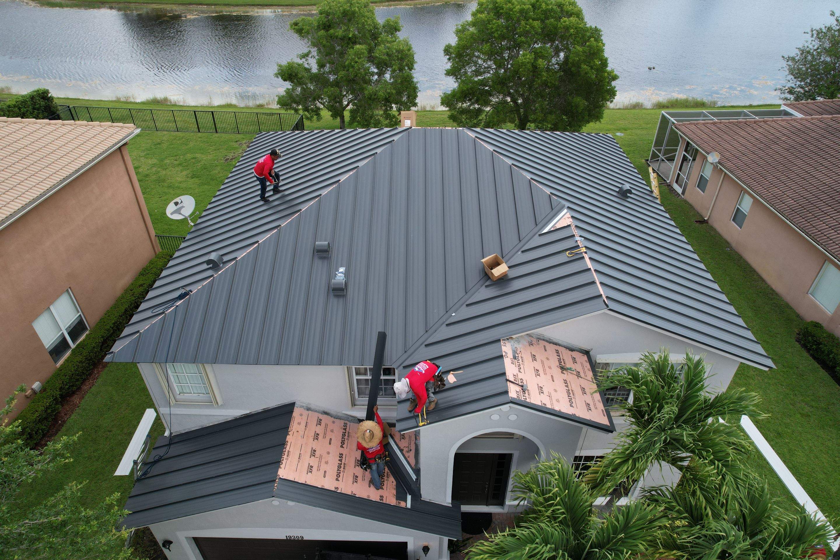 Series 1300 Englert Metal Roof in Weston by Roofing Recovery