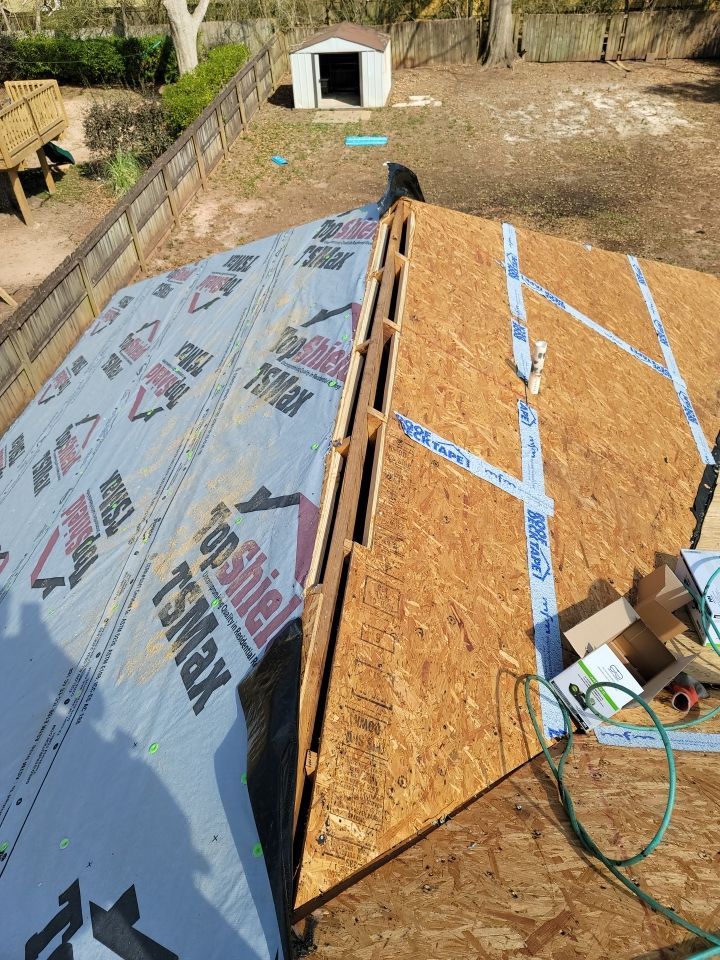 Residential Roofing Installation using Roof Replacement by American Roofing & Construction LLC