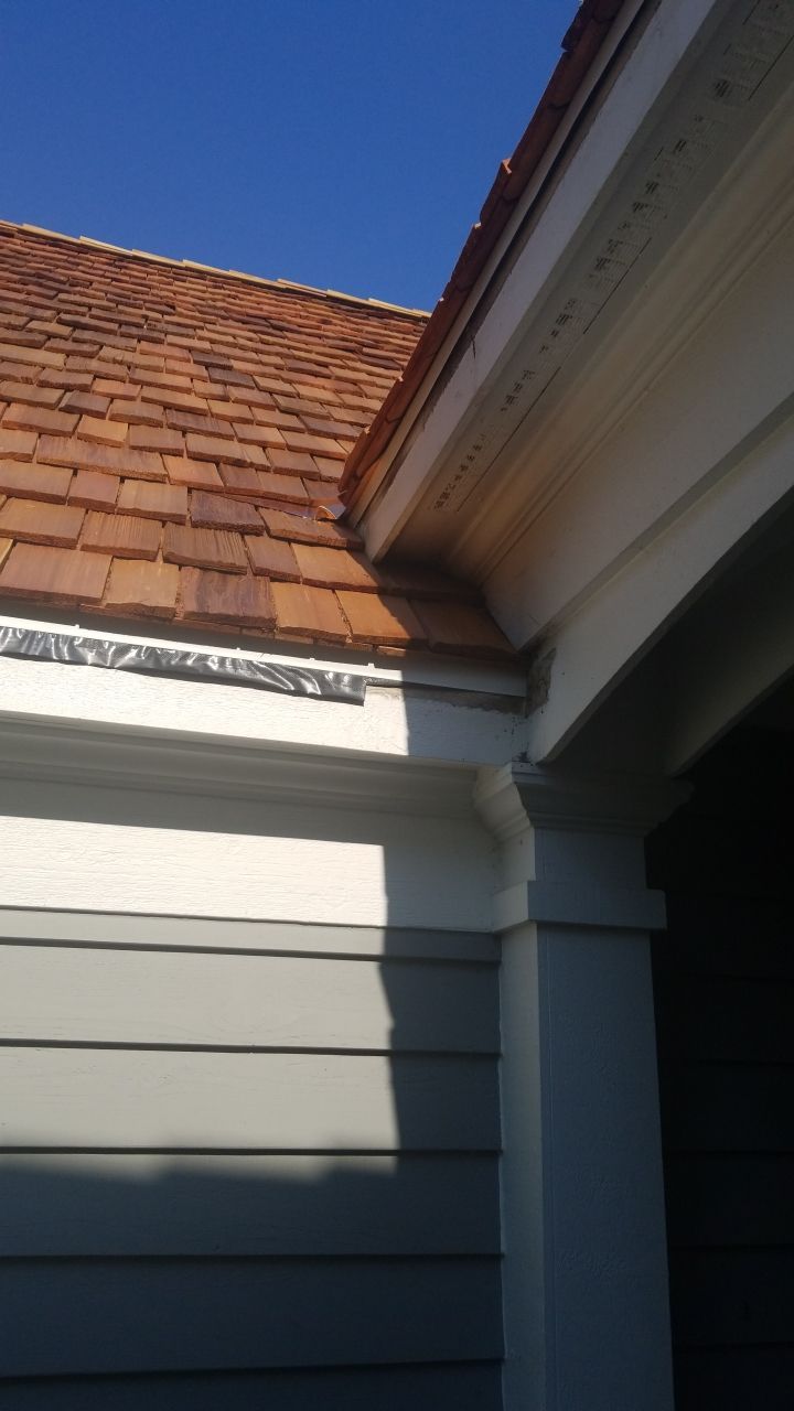 Cedar Roof Installation in Lake Forest by Custom Installations, Inc.