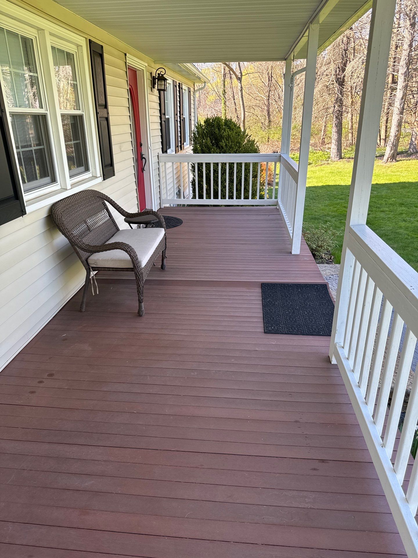 Front Porch Upgrades using TimberTech Advanced PVC Porch Collection by Chagnon Building & Remodeling LLC