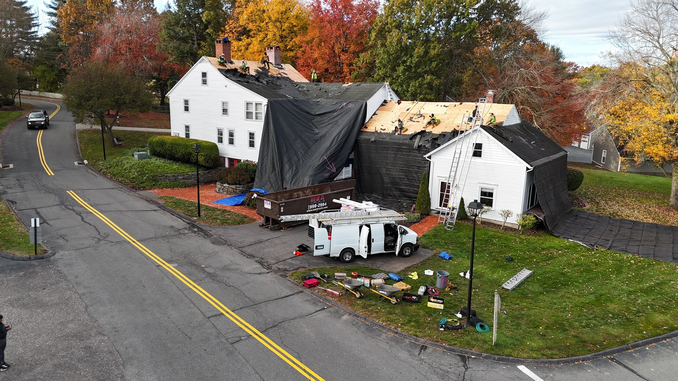 Owens Corning Duration: Slatestone Gray in Glastonbury, Connecticut by Golden Shield Roofing