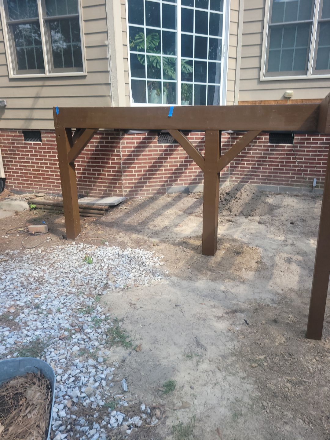 Fuquay-Varina Outdoor Upgrade – Composite Deck & Paved Landing by Elite Remodeling and Design LLC