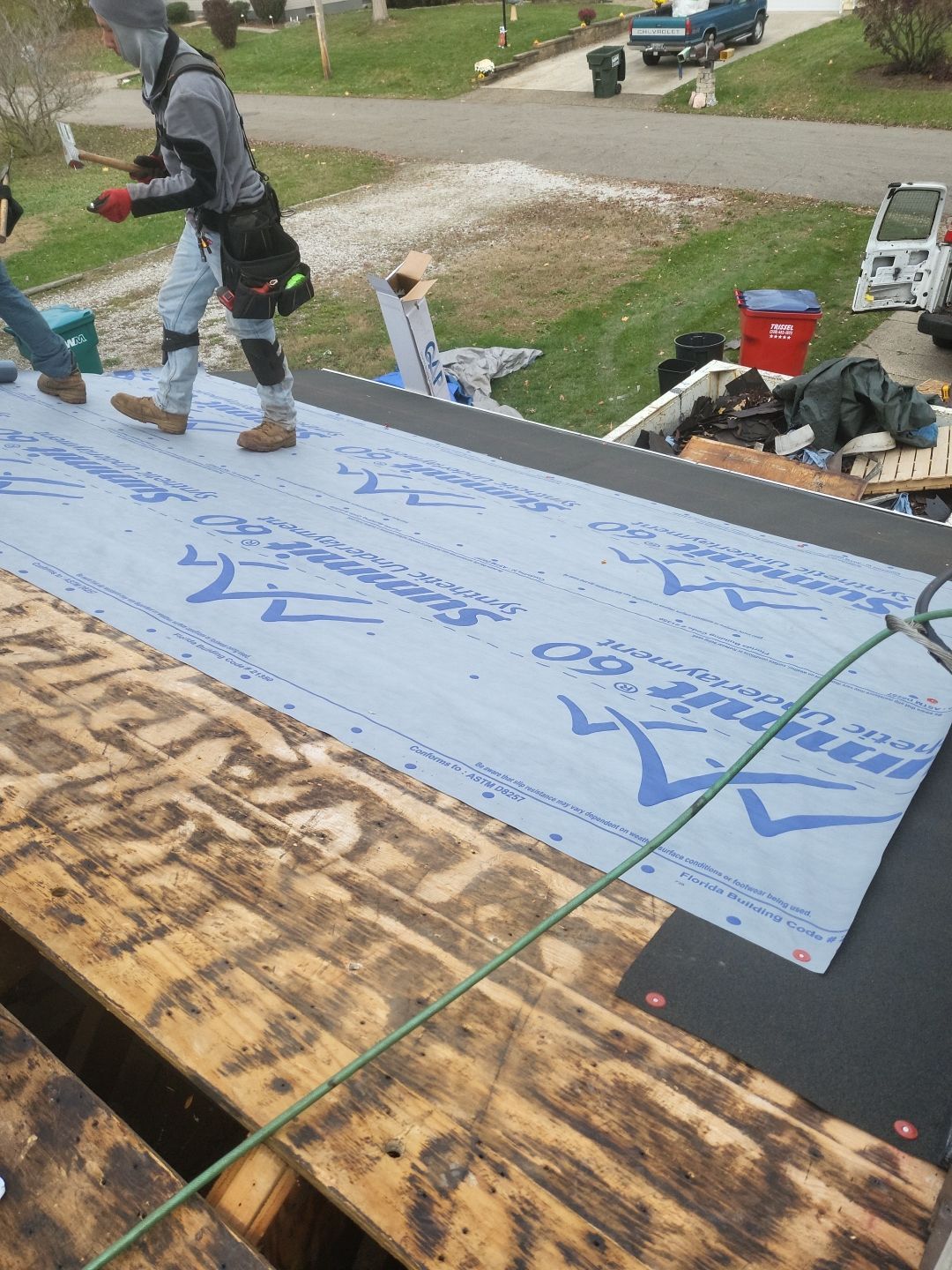 ATLAS PINNACLE COLOR: COASTAL GRANITE DRIP EDGE: BLACK by Eagle Eye Roofing