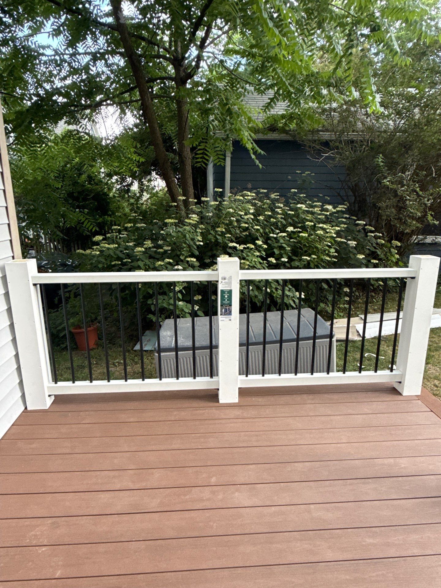 new deck with custom pergola by CabralCarpentry & Painting LLC