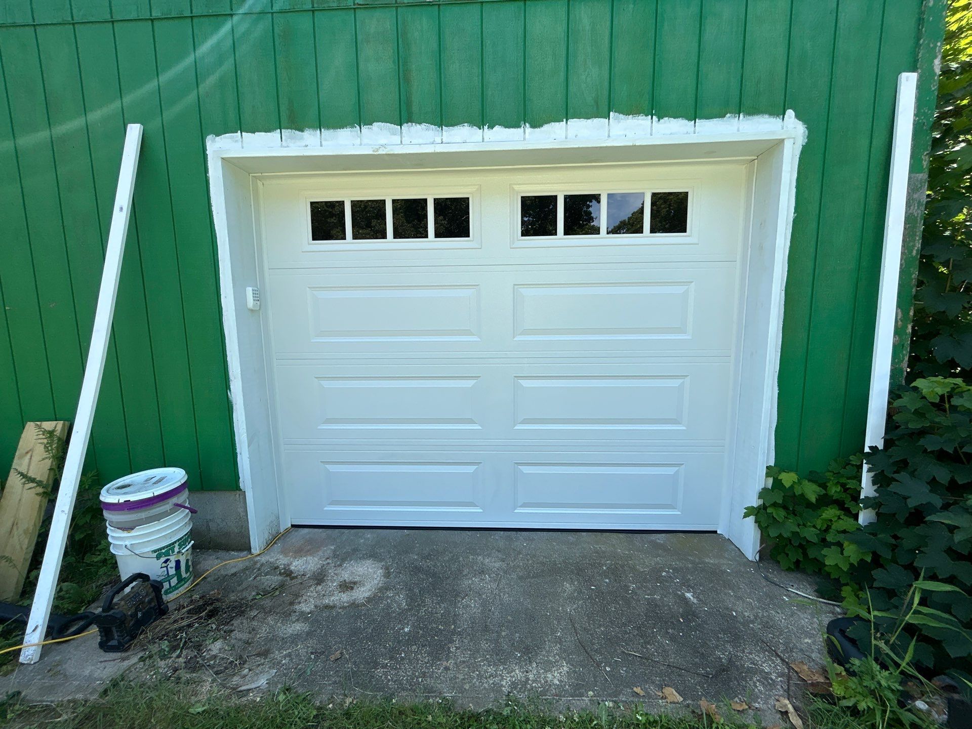 Reliable Garage Door Upgrade with Amarr Lincoln Collection by DiGiorgi Roofing and Siding Inc