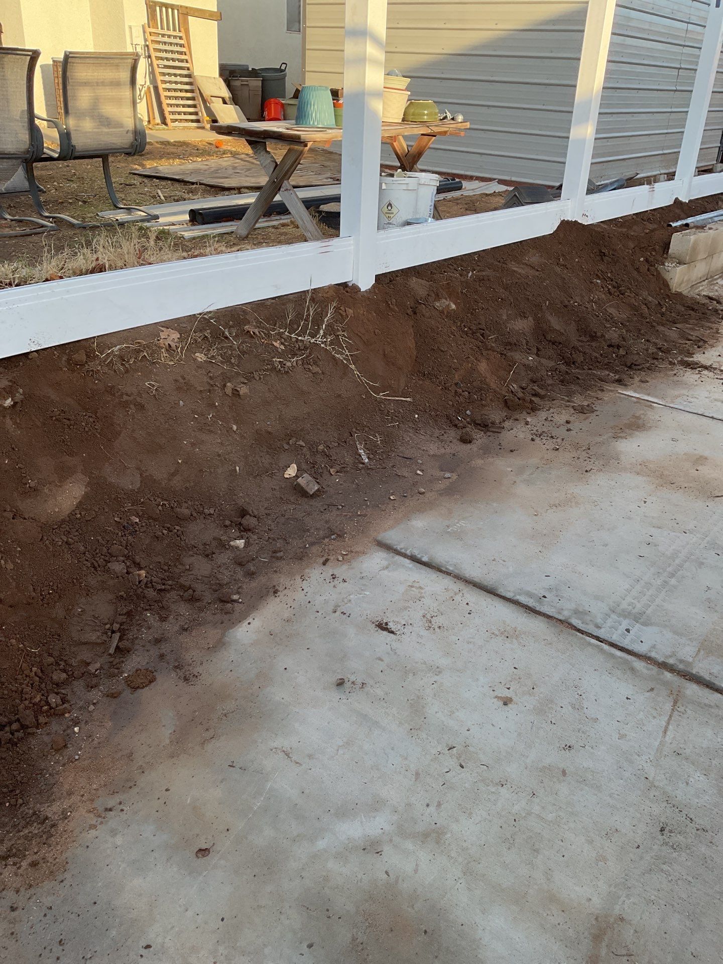 Fence Installation using Vinyl by Fence Guys Inc.