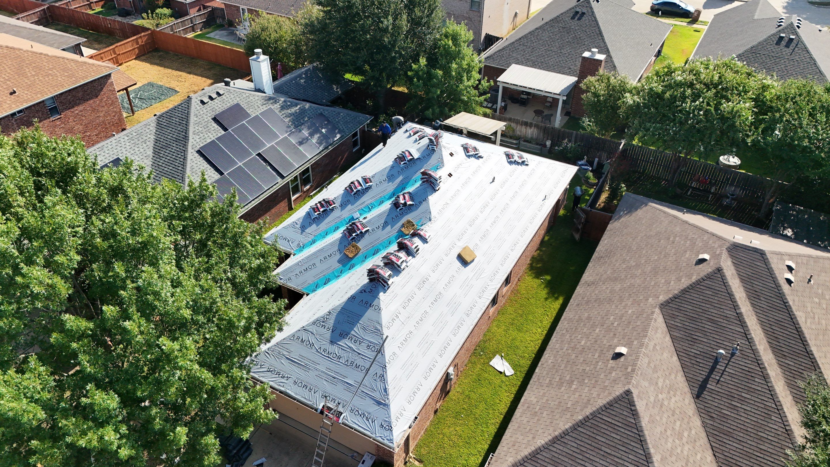 Complete Roof Replacement and Re-Decking in Bedford, Texas by Armor Roofing | Exteriors