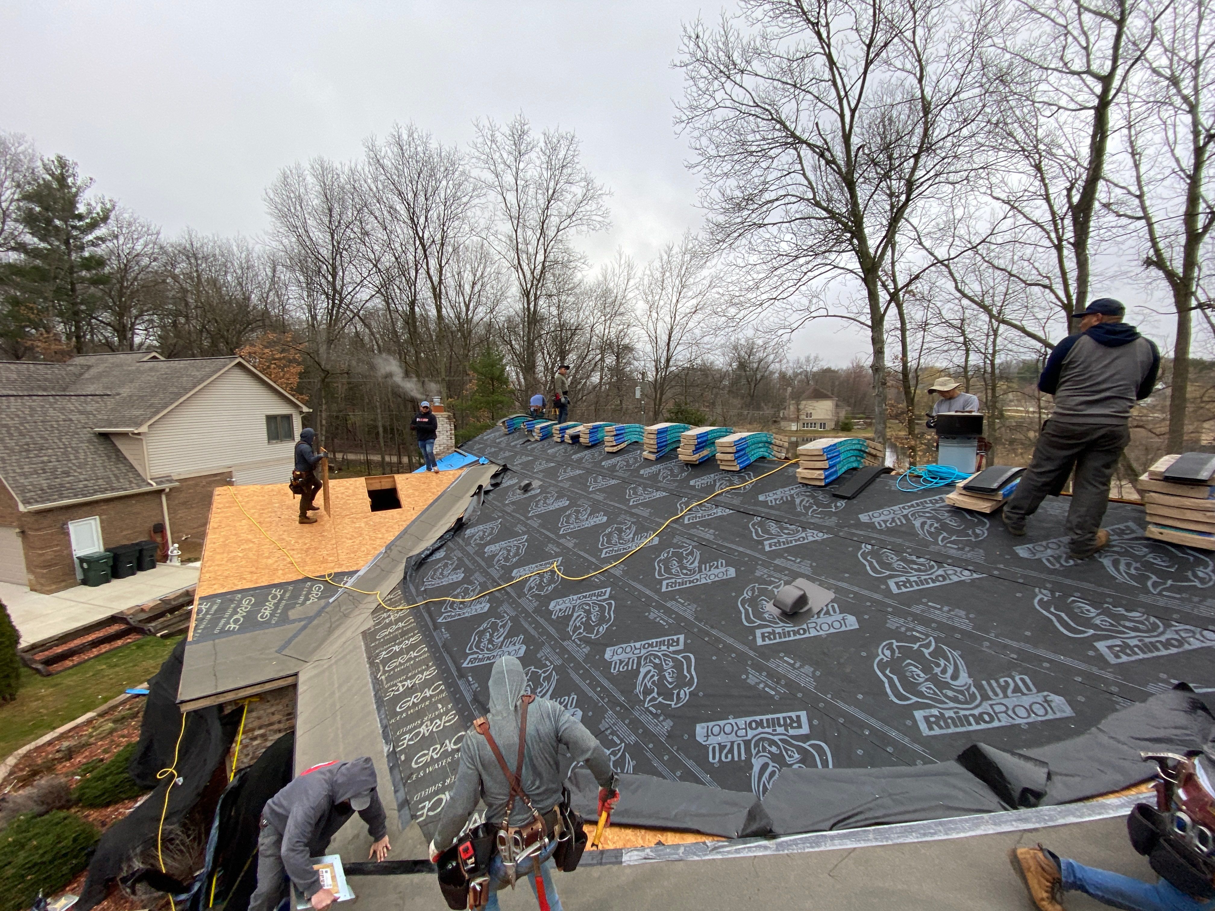 Roof Replacement using CertainTeed Landmark by 180 Contractors