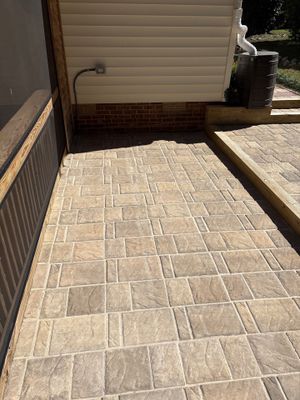 Pavers using TopSeal