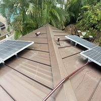 24ga 1" Nail-Strip Mansard Brown by Total Roofing System The Metal Roof Experts