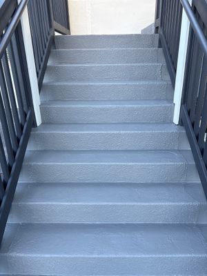 Waterway Lodge Commercial Property Concrete Steps Repair