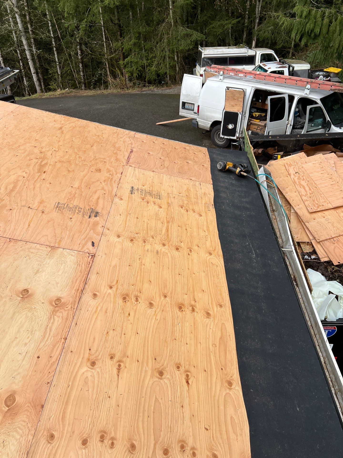 Residential Roofing Installation using GAF HDZ Shingles by Roofing Formula LLC