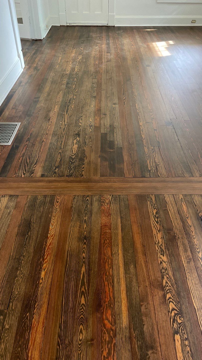 97 Year Old Heart Pine by Footprints Floors of East Atlanta