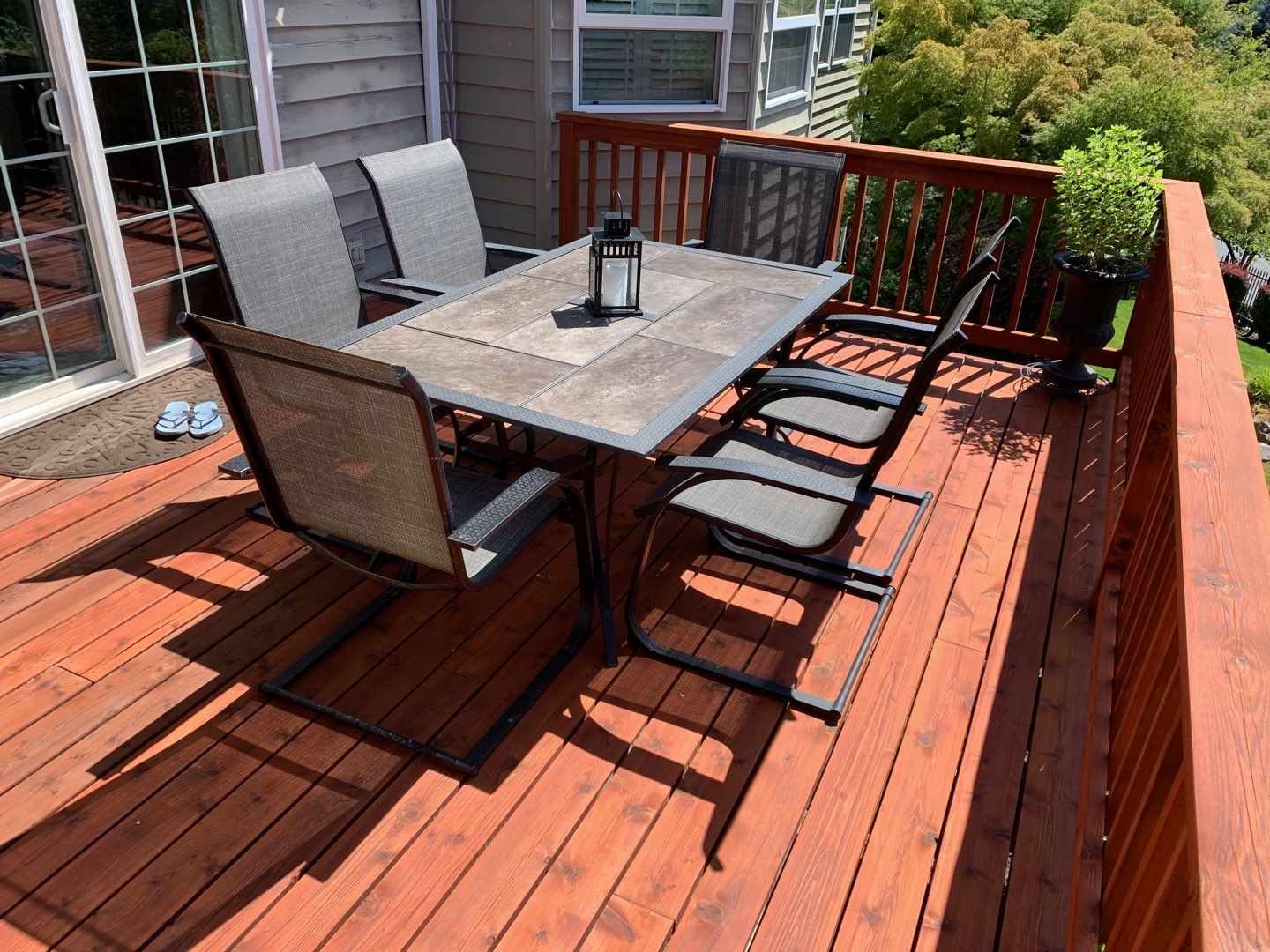 Deck Restoration using Armstrong-Clark Sierra Redwood by Paul Schopp