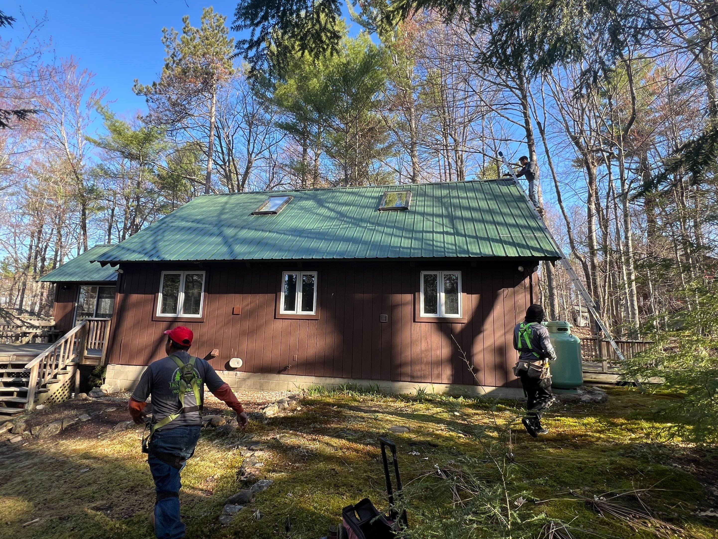 Metal Roof In Moultonborough, NH by Tall pine roofing