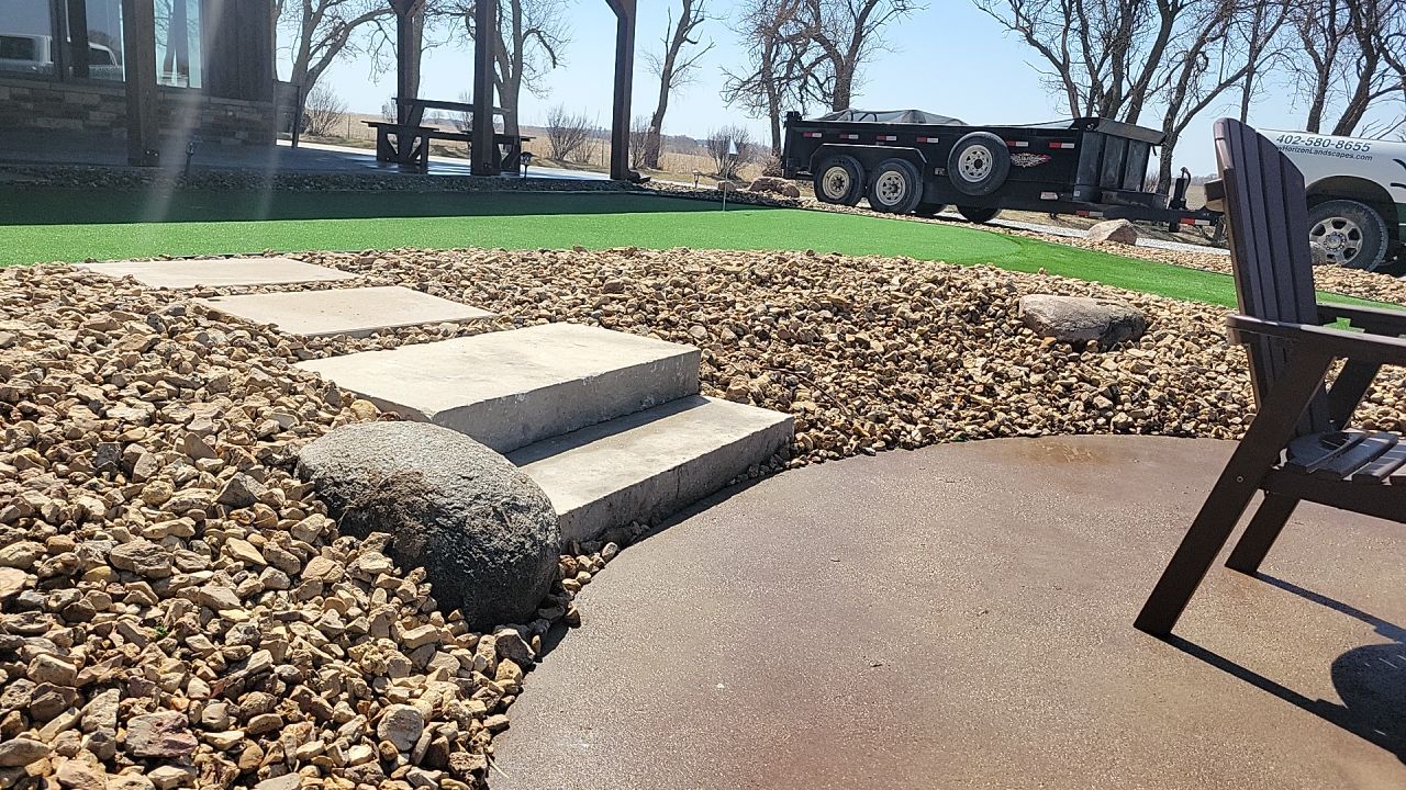 Putting Green / Driving Range / Entertaining space. by New Horizon Landscapes