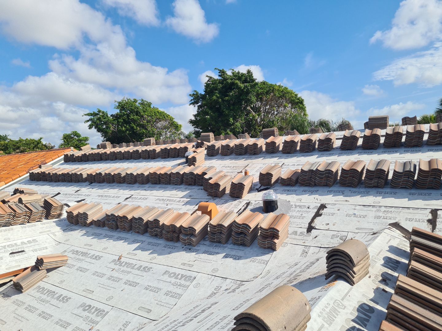 Residential Roofing Installation using Eagle Roofing Tile by BLUES BROTHERS ROOFING
