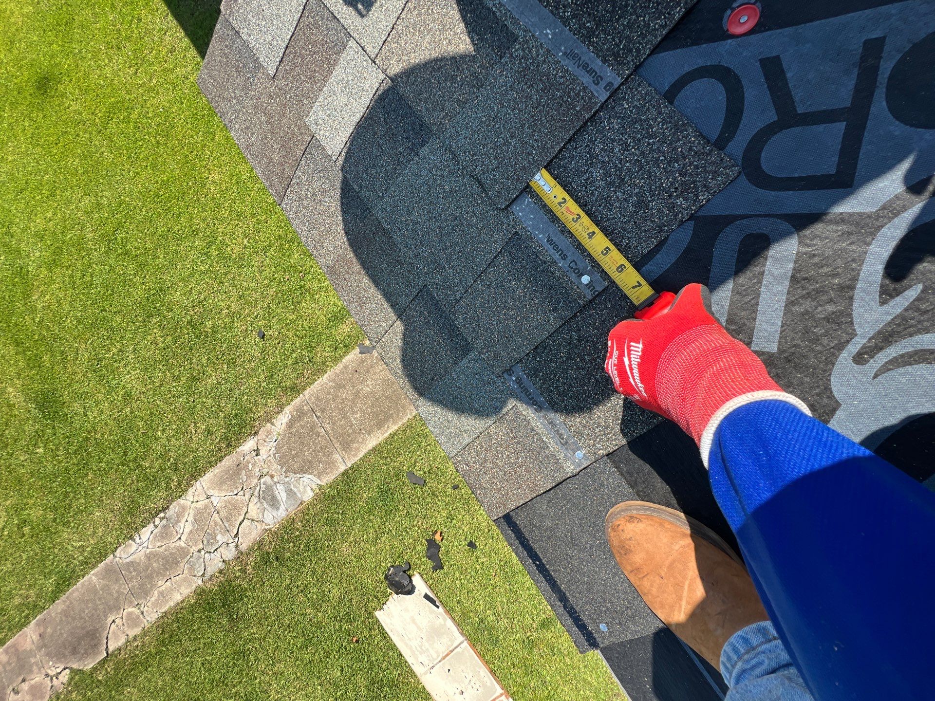 Residential Roofing Installation using Owen's Corning Duration (Lifetime) Shingles by Roof Repair Company