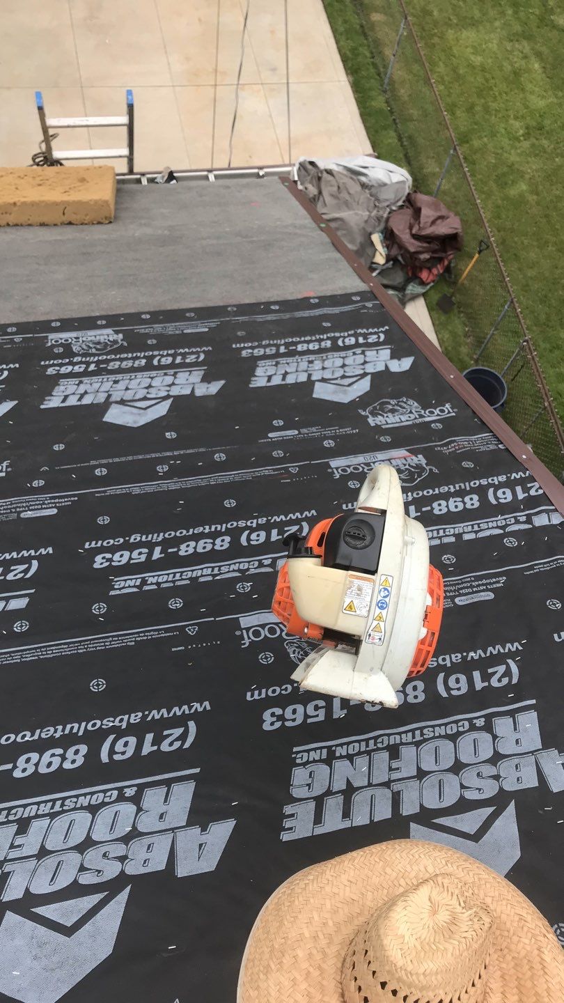 Residential Roof Replacement using Owens Corning Duration, Colonial Slate by Absolute Roofing and Construction