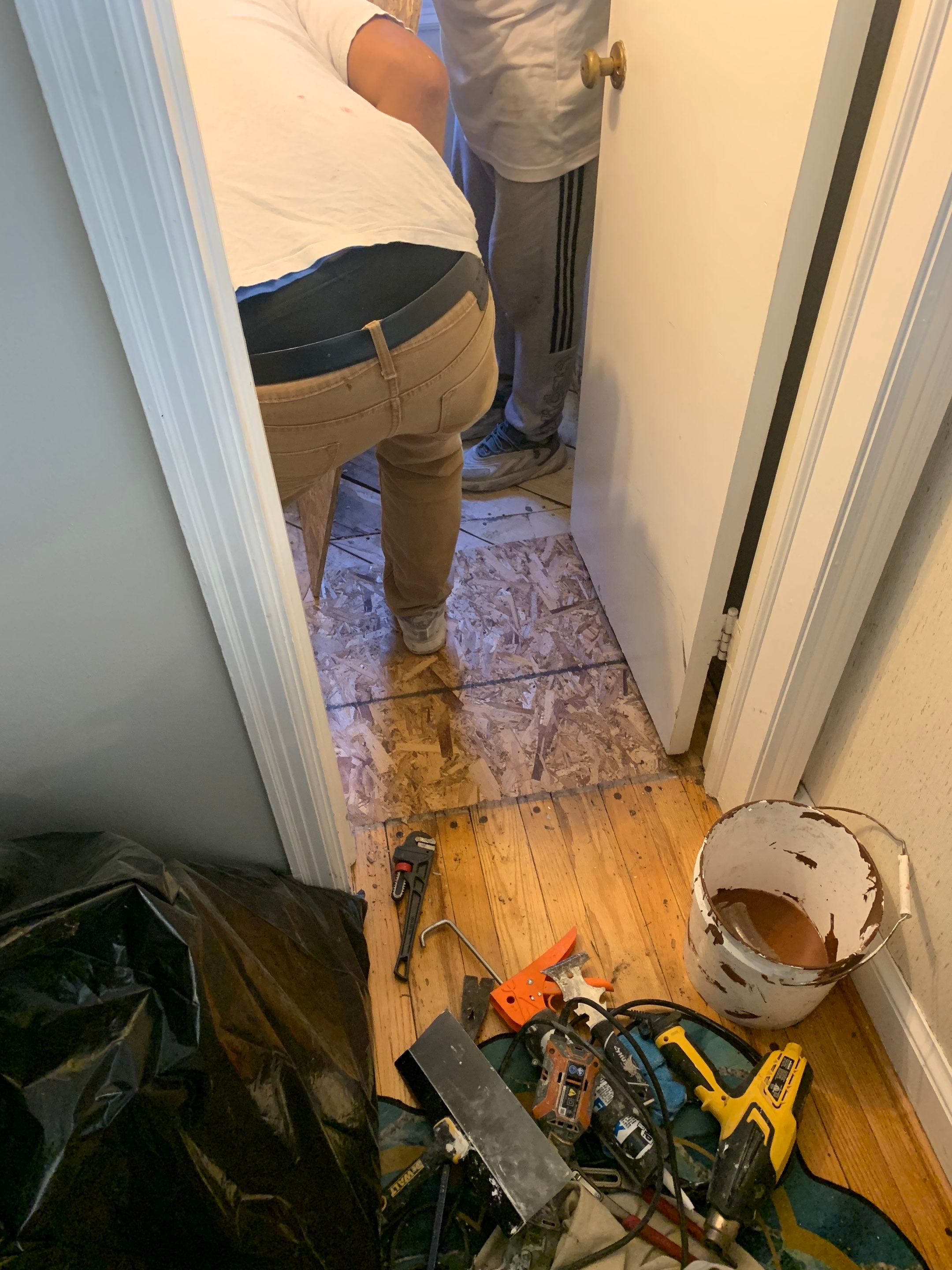 Luxury Vinyl Flooring Installation by Greenspring Construction Services