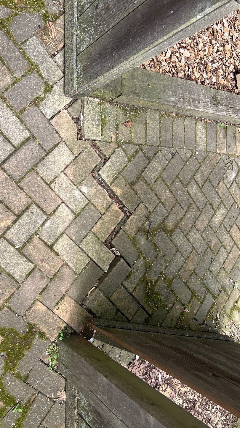 brick paver repair  using Structure bond Techniseal by Northern Power Washing LLC.