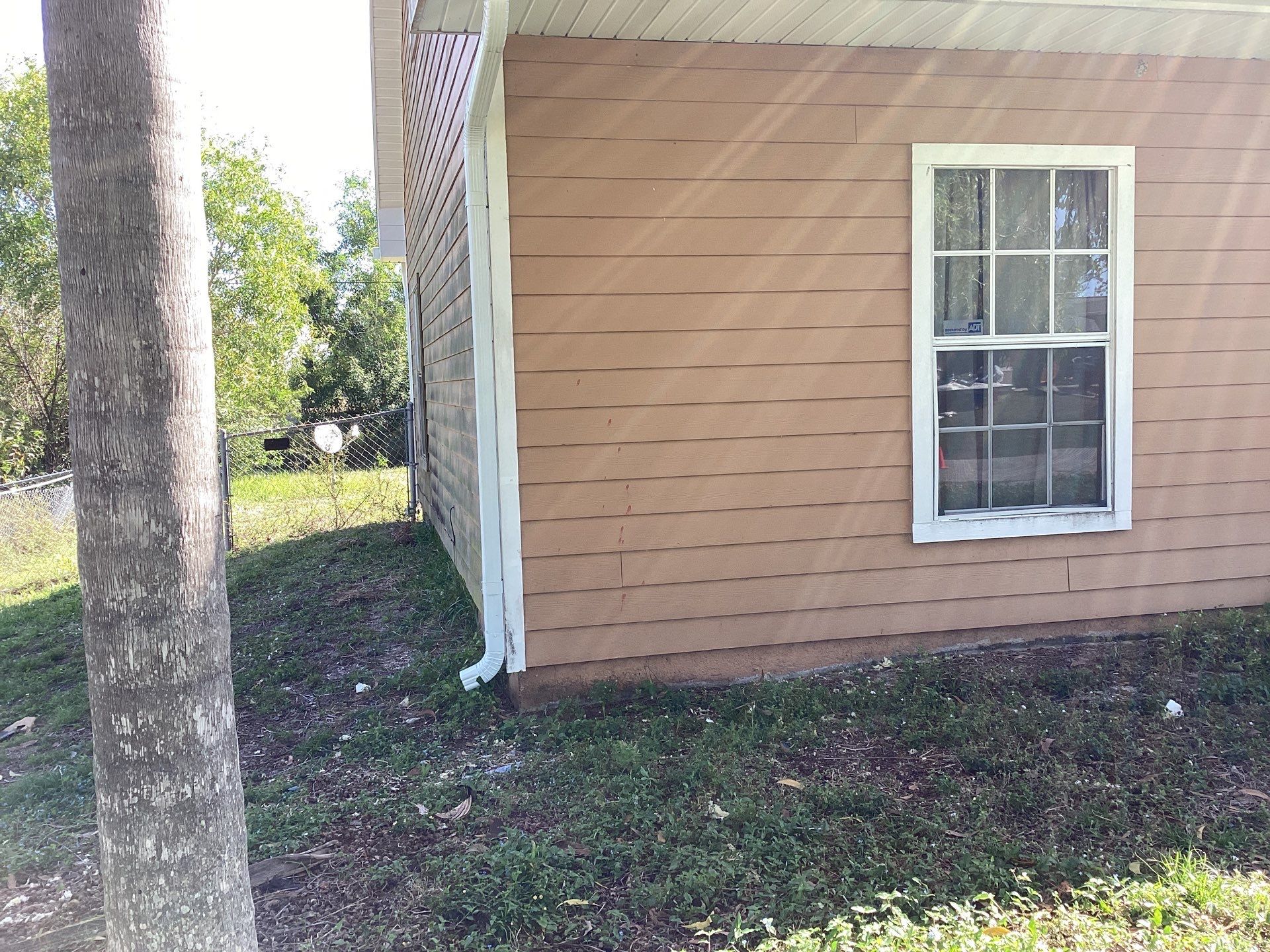 Soffit & Fascia White + New Downspouts by Gutter Professors