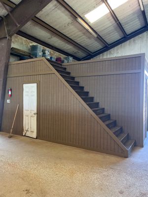 Interior Painting in Lindale, TX | White to Warm Brown Wood Restoration, Doors & Walls