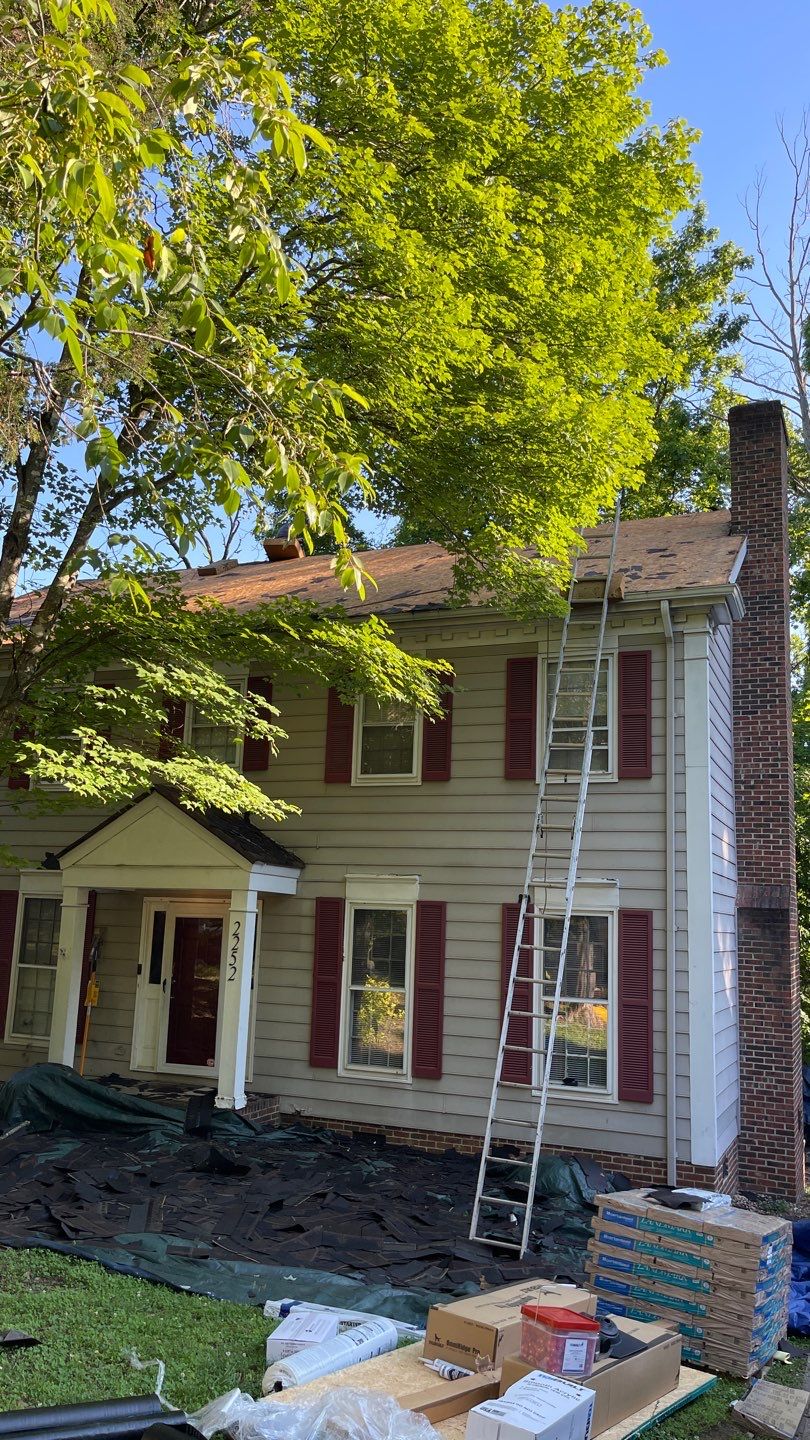 Roof replacement by wind damage by Just Brilliant Restoration JBR