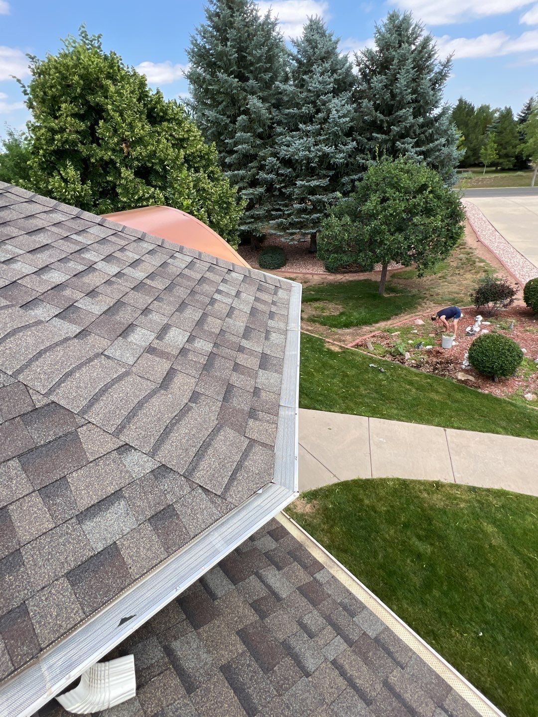 Residential Roofing Installation using Owens Corning TruDefinition - Driftwood  by A to Z Roofing