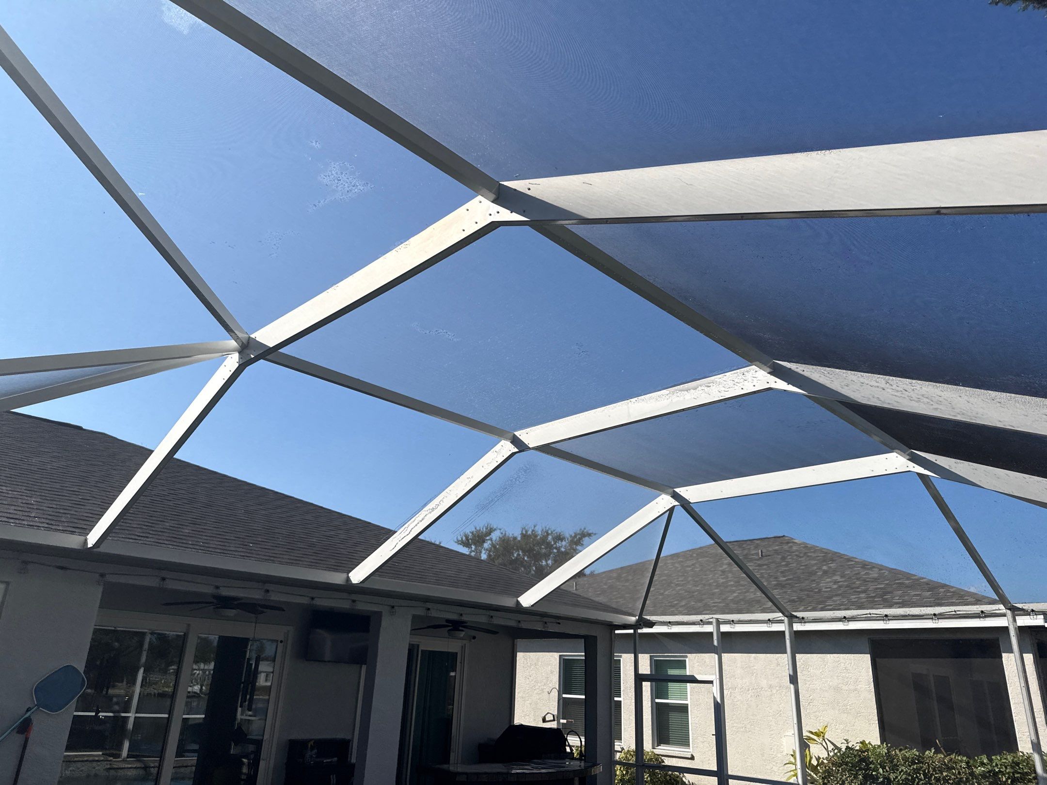 Paver Pool Deck Cleaning & Pool Cage Cleaning in River Point of Manatee – Bradenton, FL by Sunshine AquaWash