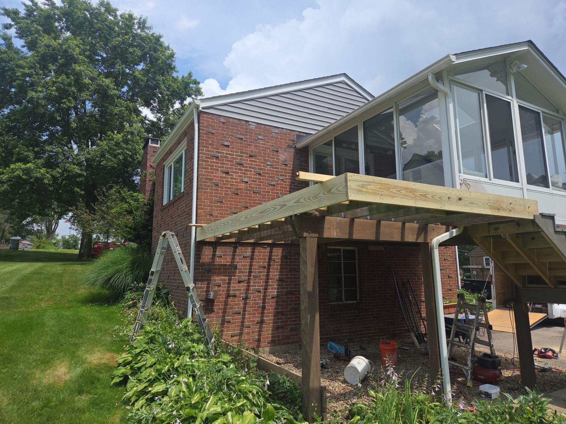 Re-deck  by Cousins Roofing Siding & Decks