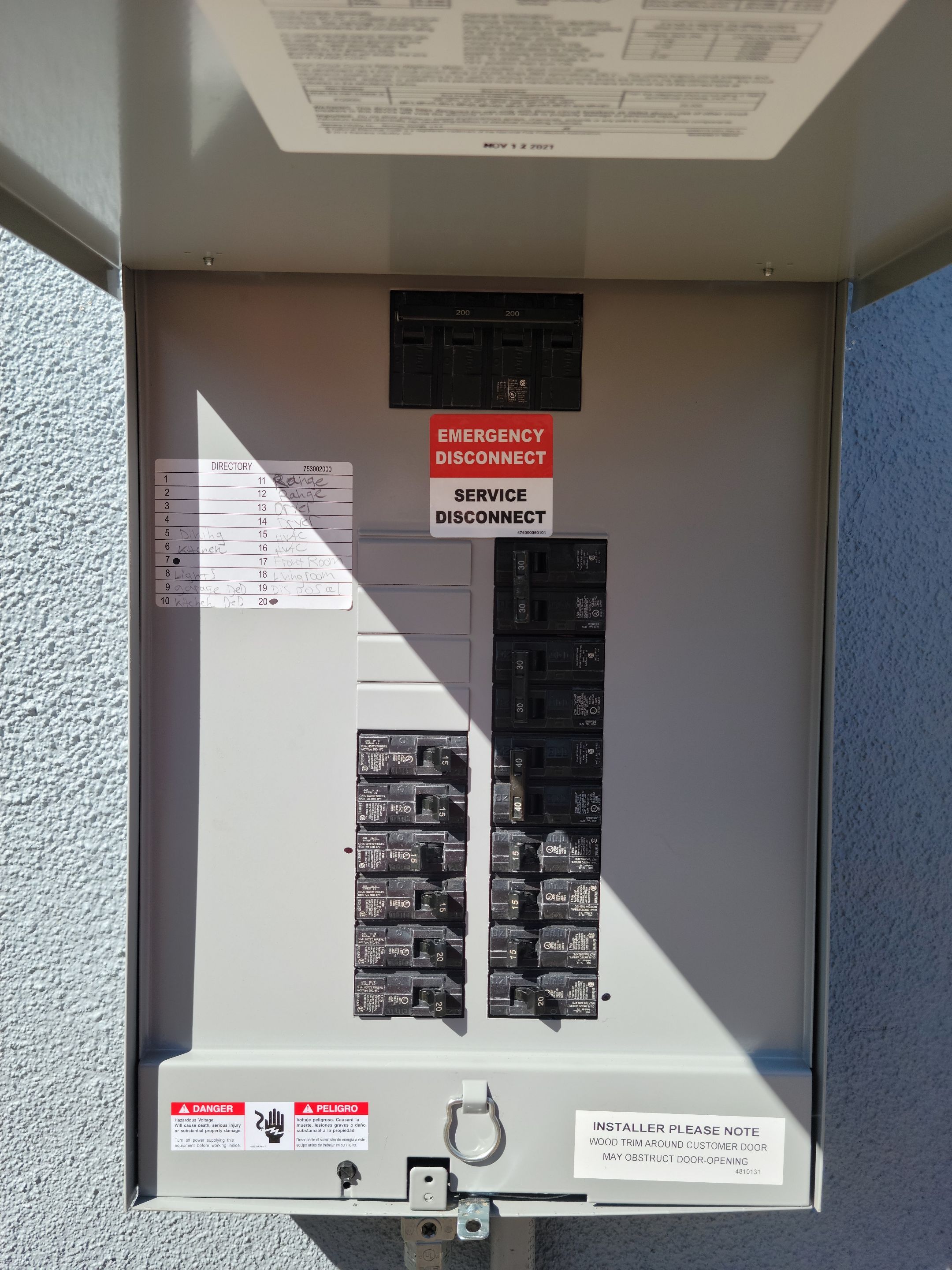 200a upgrade by Peach Electric Inc