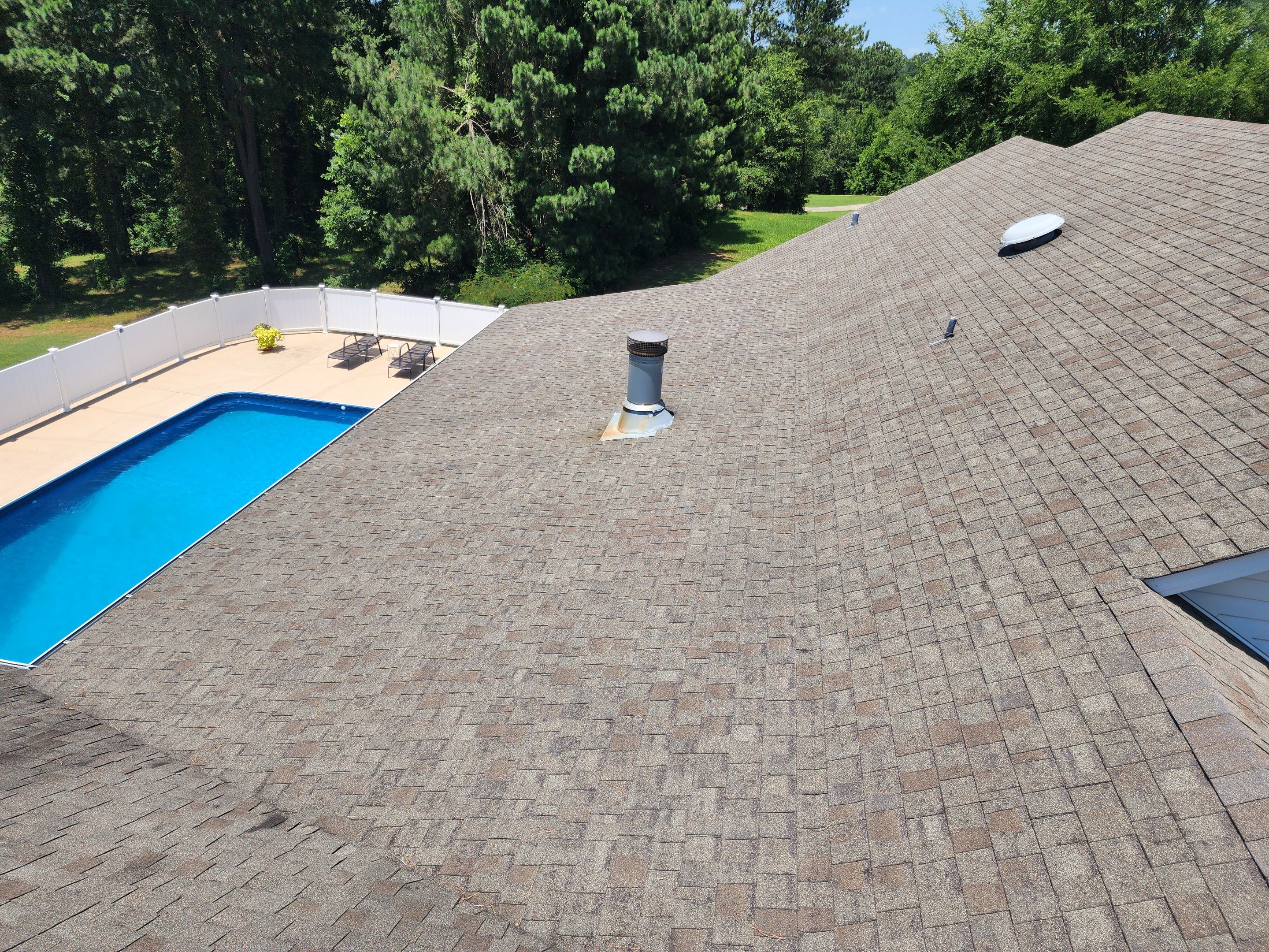 Residential Roofing Repair using Malarkey Highlander: Natural Wood by Hostetler Roofing