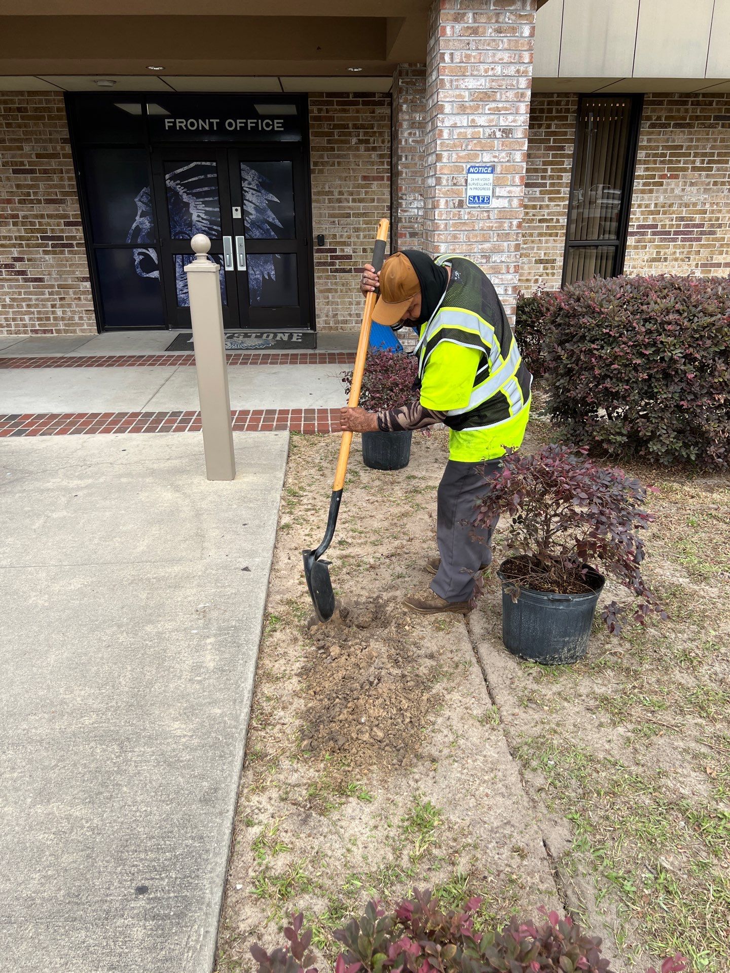 Landscape Install | Keystone Heights HS by ProGreen Services