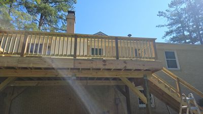 Split Rail Trail - Deck Installation 