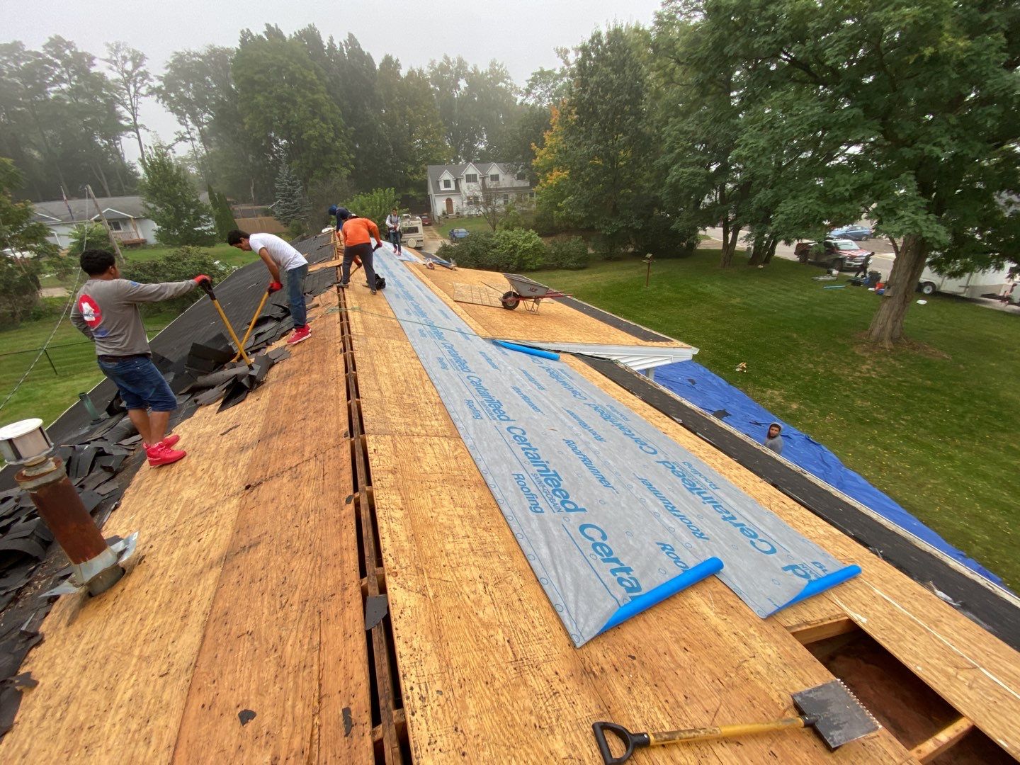 Roof Replacement using CertainTeed Landmark by 180 Contractors