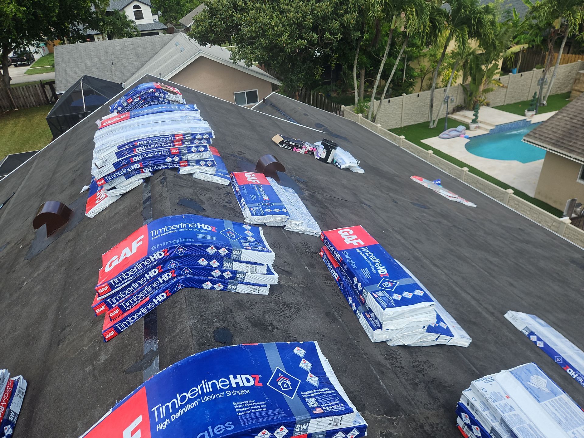 Residential Roofing Installation using GAF by BLUES BROTHERS ROOFING