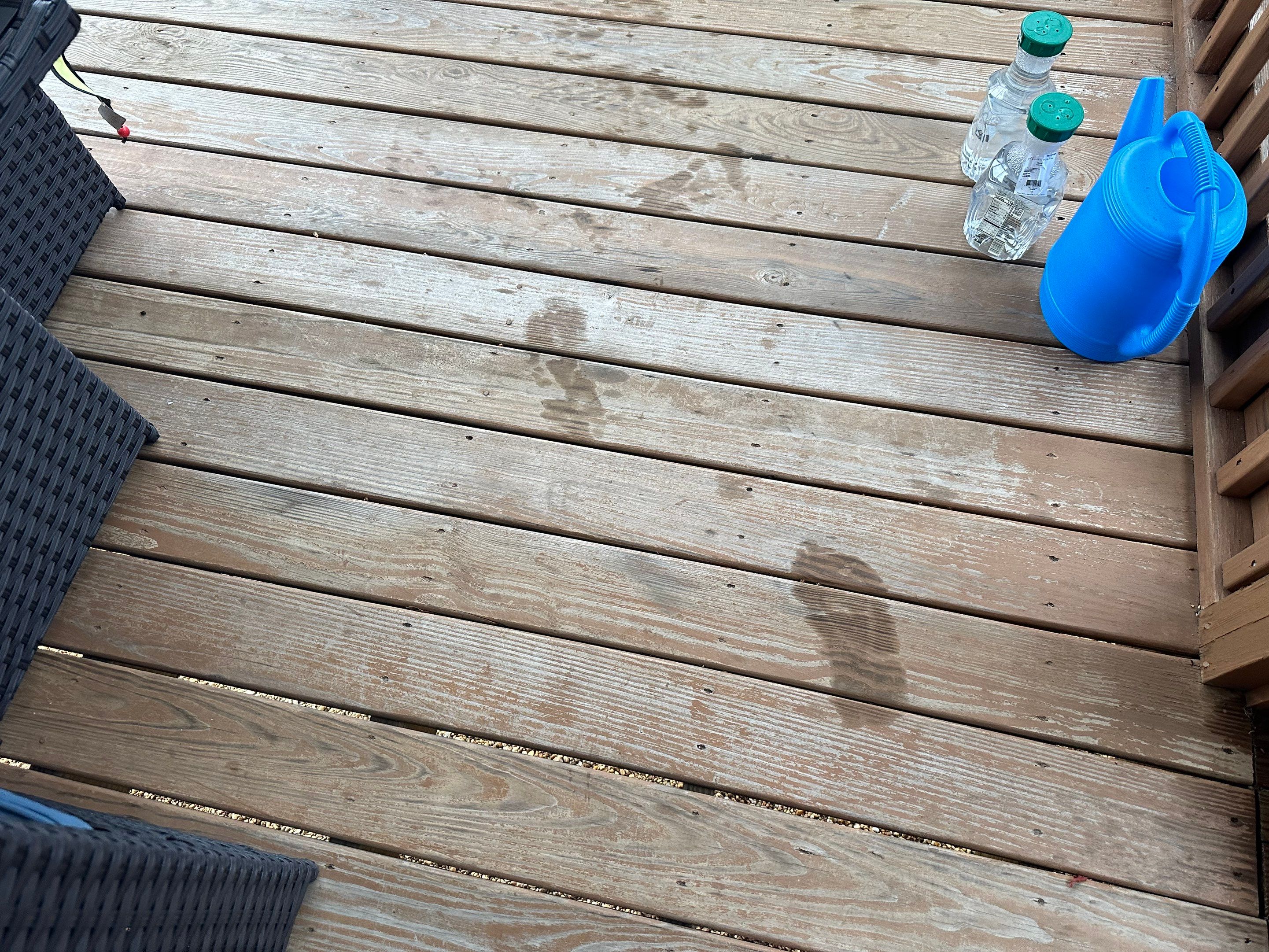 Weathered Deck using Wood Sealant by DuraSeal