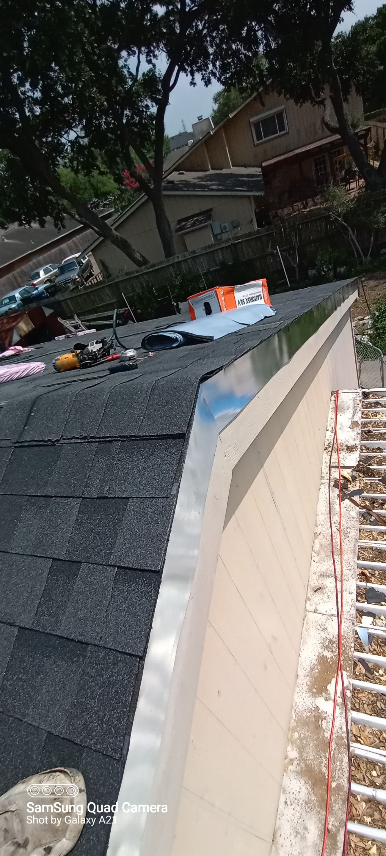 Its to Hot! Insulate this roof by Bayfront Roofing and Construction
