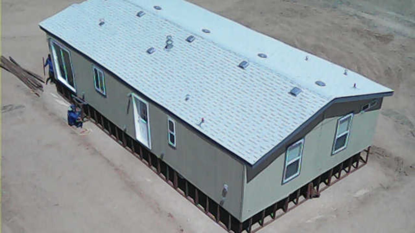 Project in Eloy by Mobile Home Installations