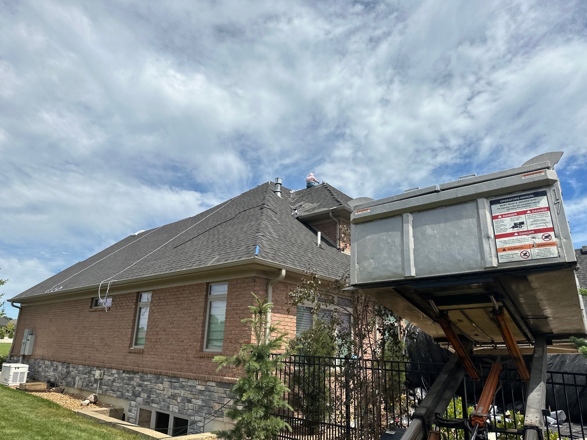 Residential Roofing Installation using GAF Timberline HDZ Appalachian Sky by Nitro Roofing and Construction
