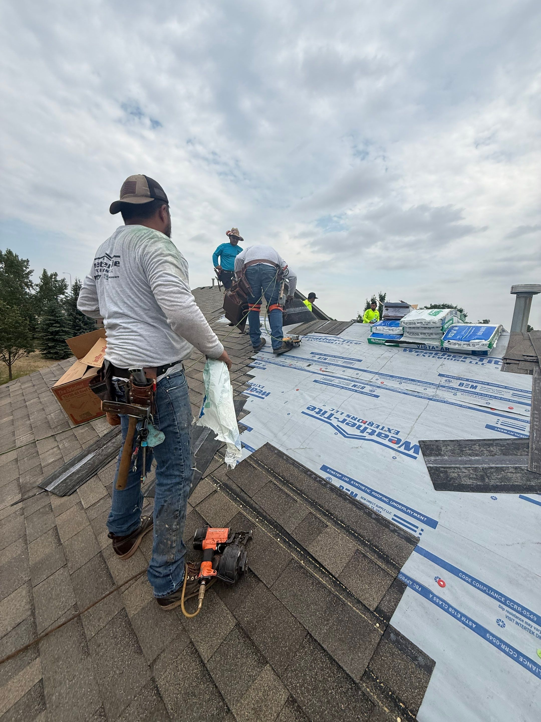 Malarkey Vista Shingle install in high wind neighborhood. by Weather-Tite Exteriors LLC