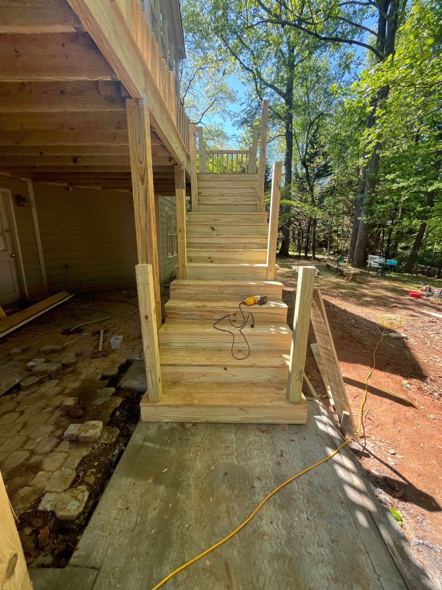 Wood Deck Build in Acworth, GA by Nelson Exteriors 
