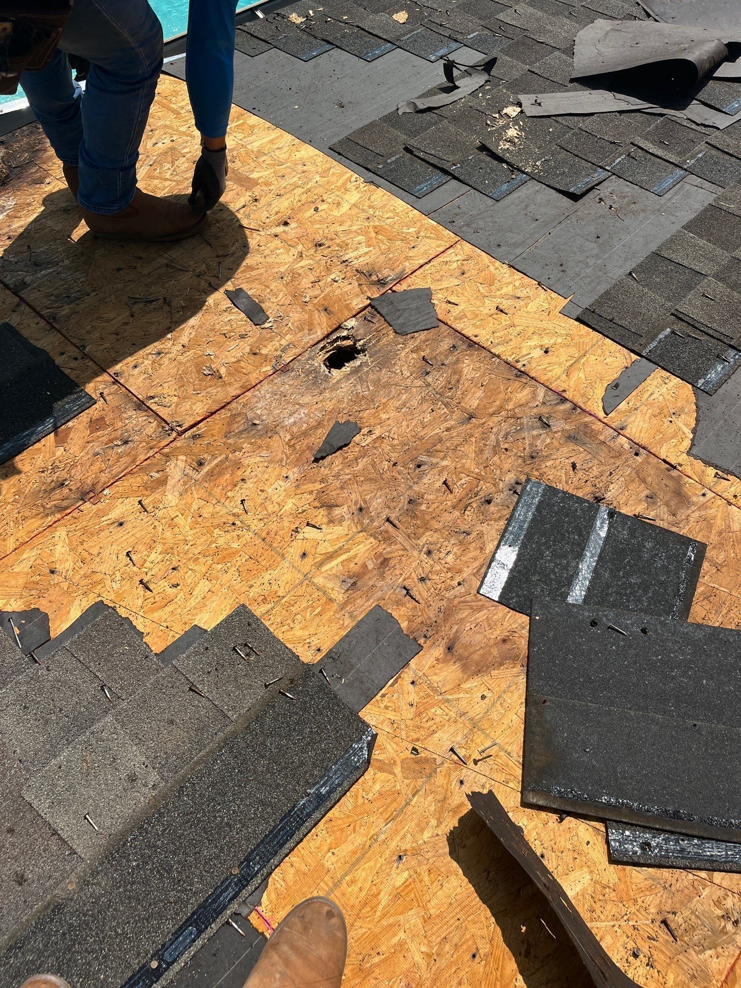 Residential Roofing Repair using Owen's Corning Duration (Lifetime) Shingles by Roof Repair Company