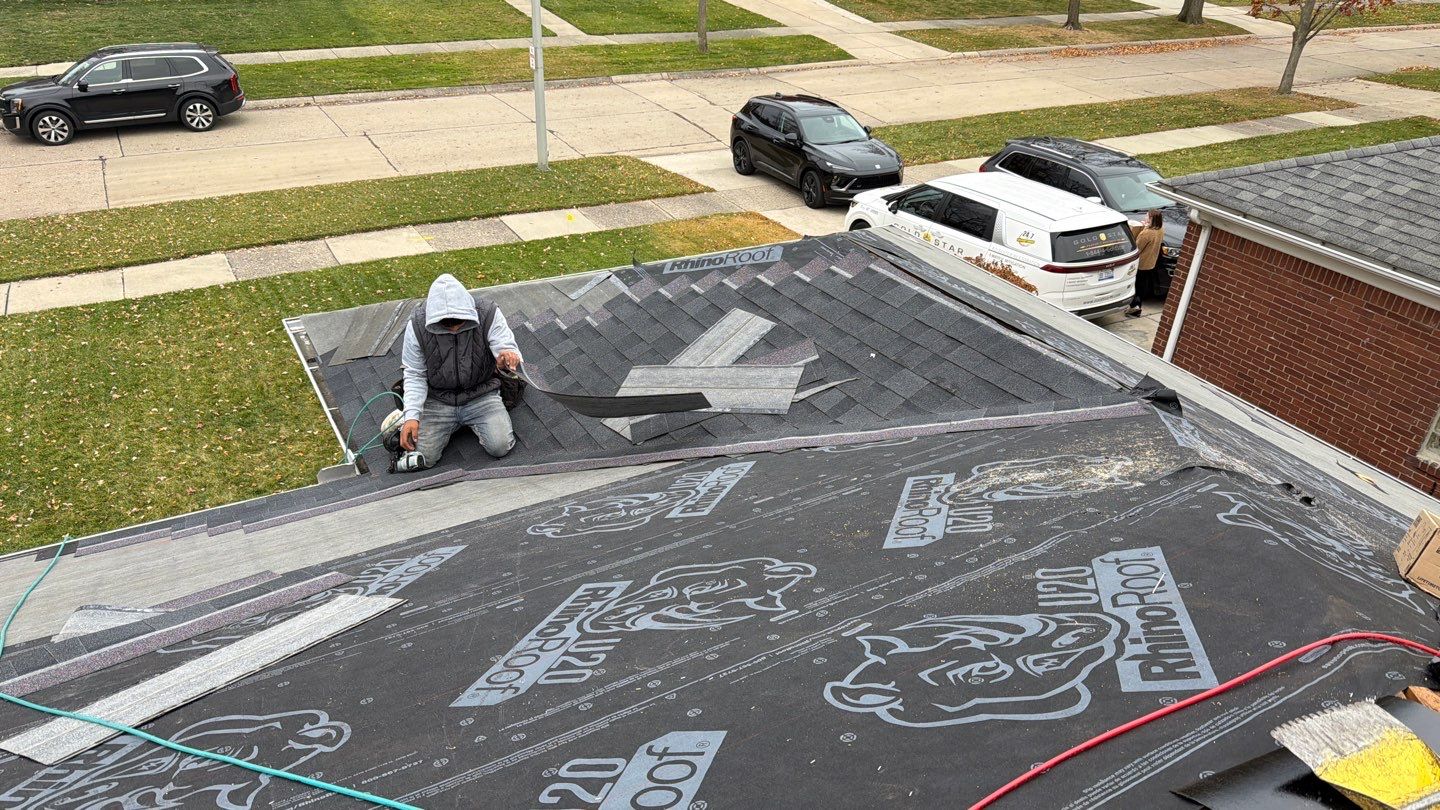 Roof Replacement using Owens Corning Onyx Black by 180 Contractors